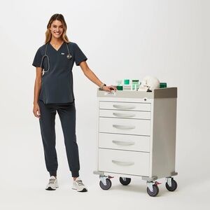 Dark Harbour Octavia maternity scrub top, Zamora Maternity Jogger Scrub pant M